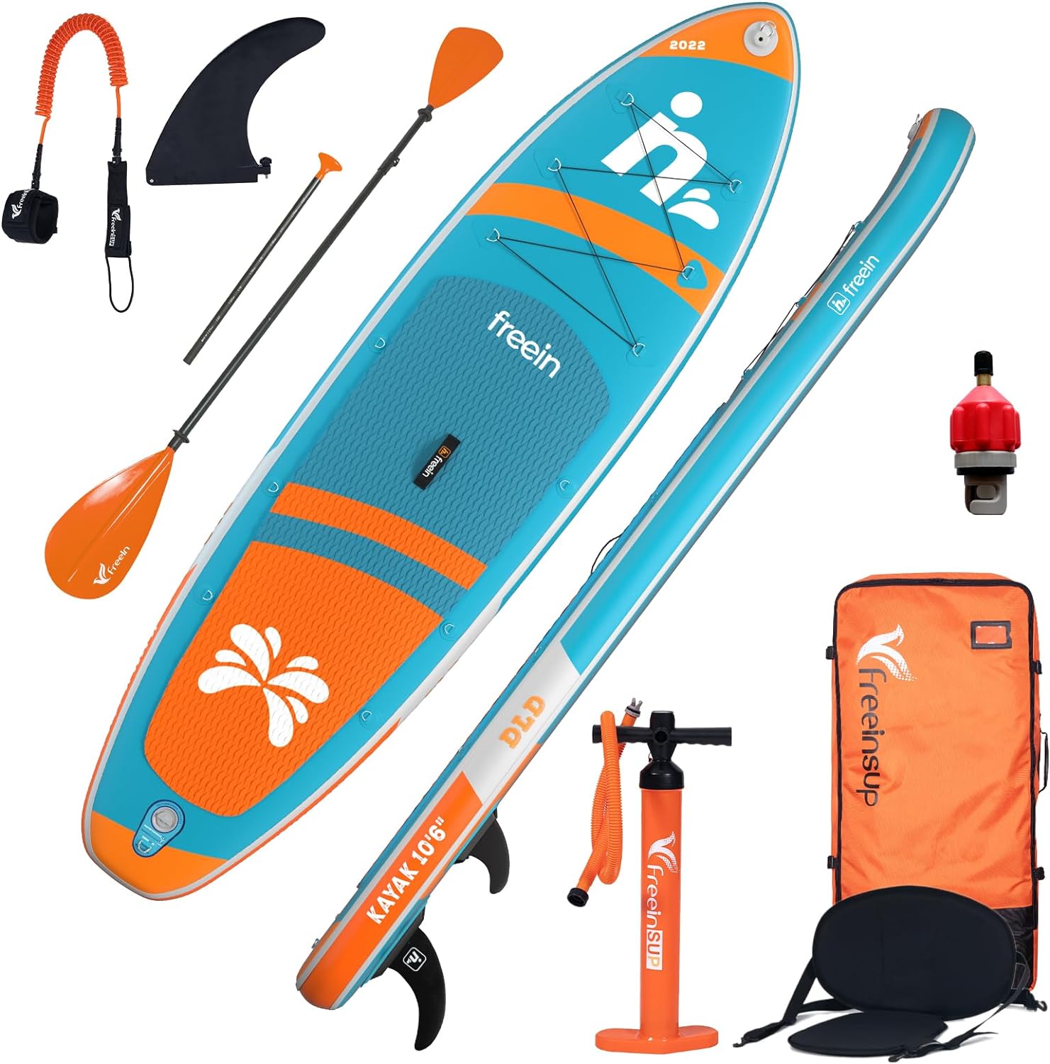 Freein 10'6 Inflatable SUP with Seat| Inflatable Stand up Paddle Board ...