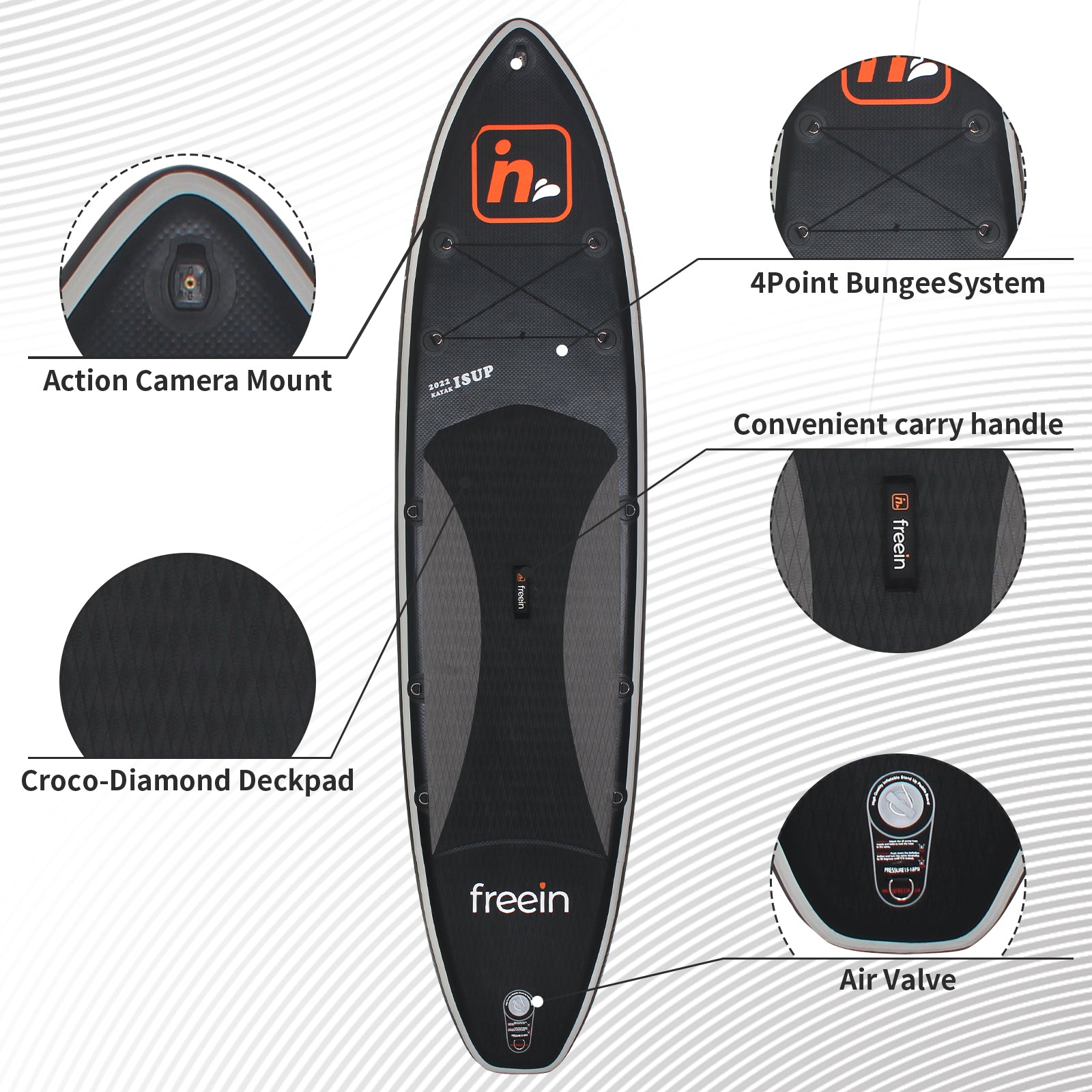 Freein 10'6 Inflatable Kayak SUP 2023