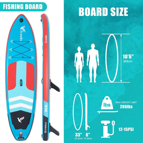 Freein 10'6 Inflatable Windsurf SUP