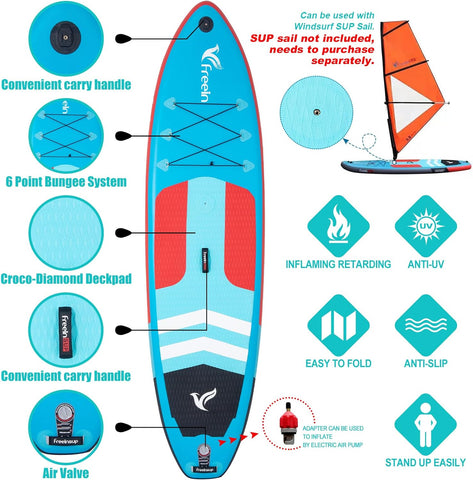 Freein 10'6 Inflatable Windsurf SUP