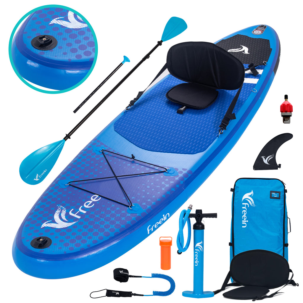 Freein 10' Inflatable Paddle Board With Seat ISUP With Seat