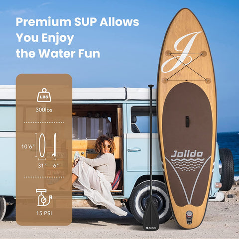 Jolldo 10'6"  Inflatable Paddle Board SUP