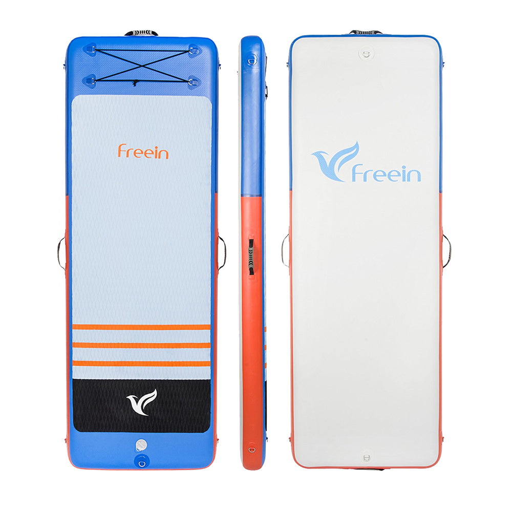 Freein Floating Exercise Mat | 8'2'' Inflatable Floating Yoga Mat | Air ...