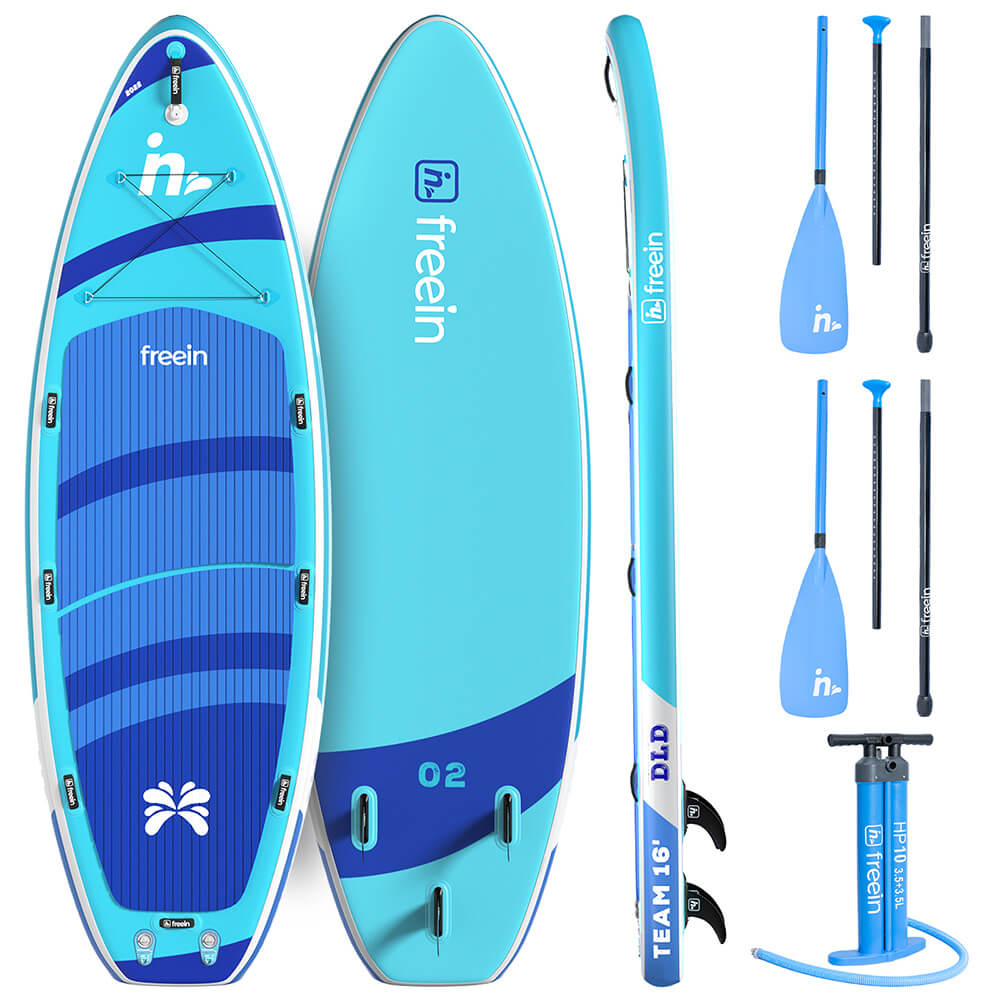 Freein 16' Inflatable Big SUP | Family SUP | Large Inflatable Paddle ...