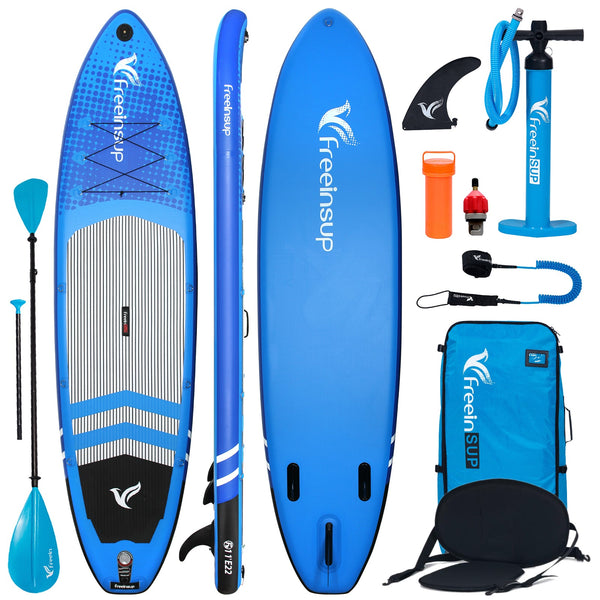 11' Inflatable SUP With Kayak Seat | Inflatable Stand Up Paddle Board with  Seat – FreeinSUP