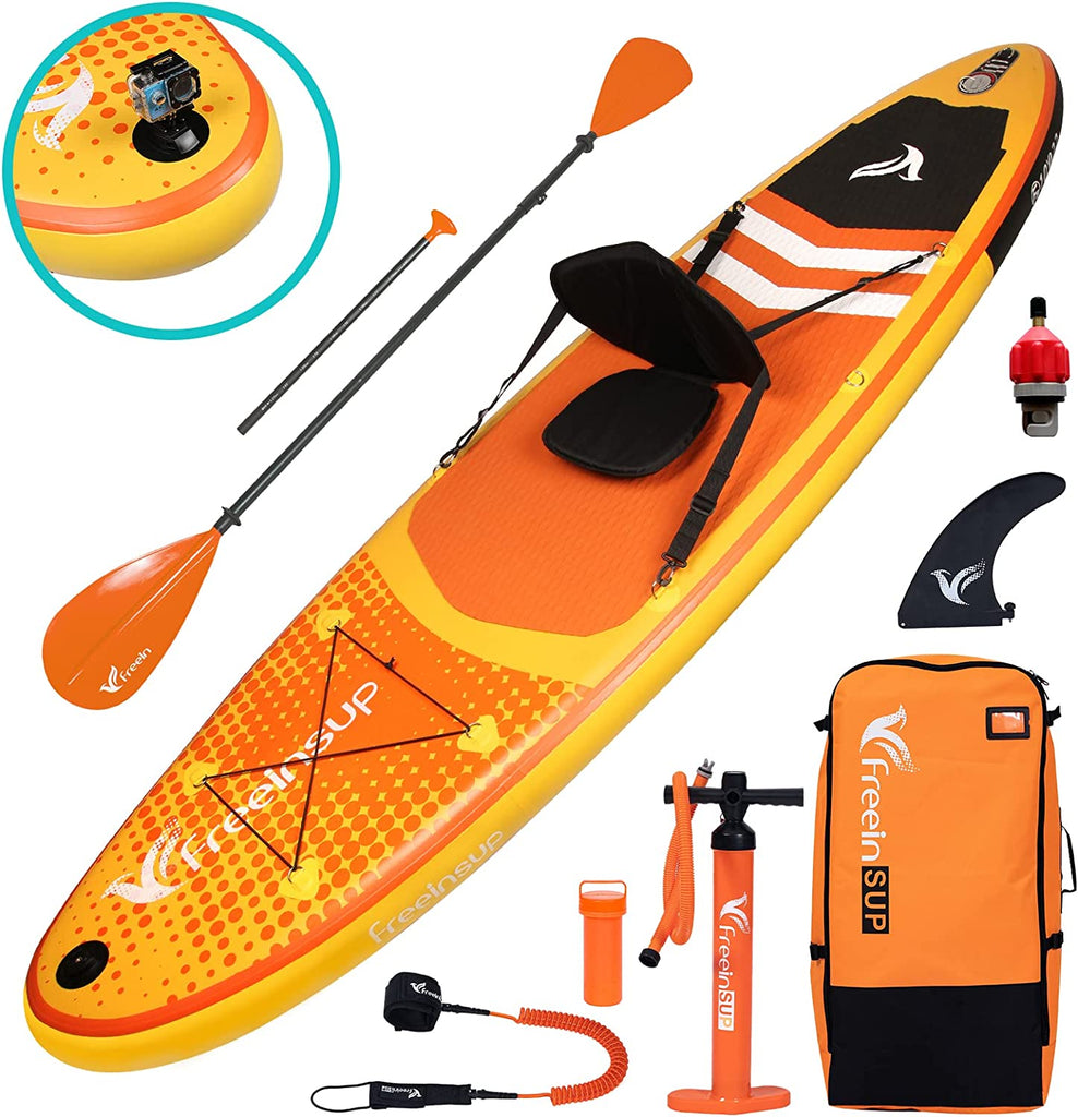 Freein 10' Inflatable Paddle Board With Seat | ISUP With Seat ...