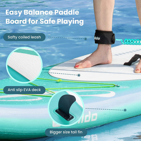 Jolldo 10'6"  Inflatable Paddle Board SUP