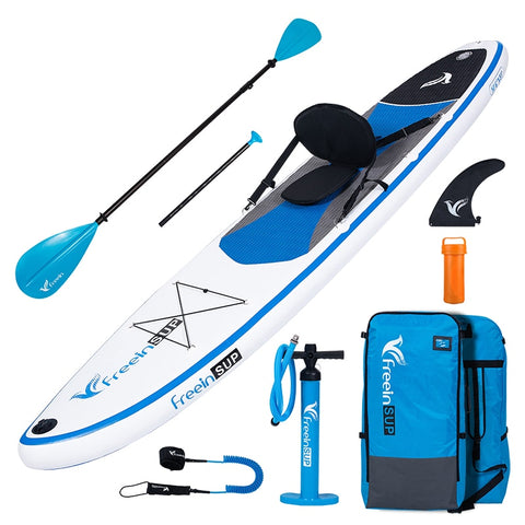 Freein 10'6 / 10' Inflatable Kayak SUP Package-White