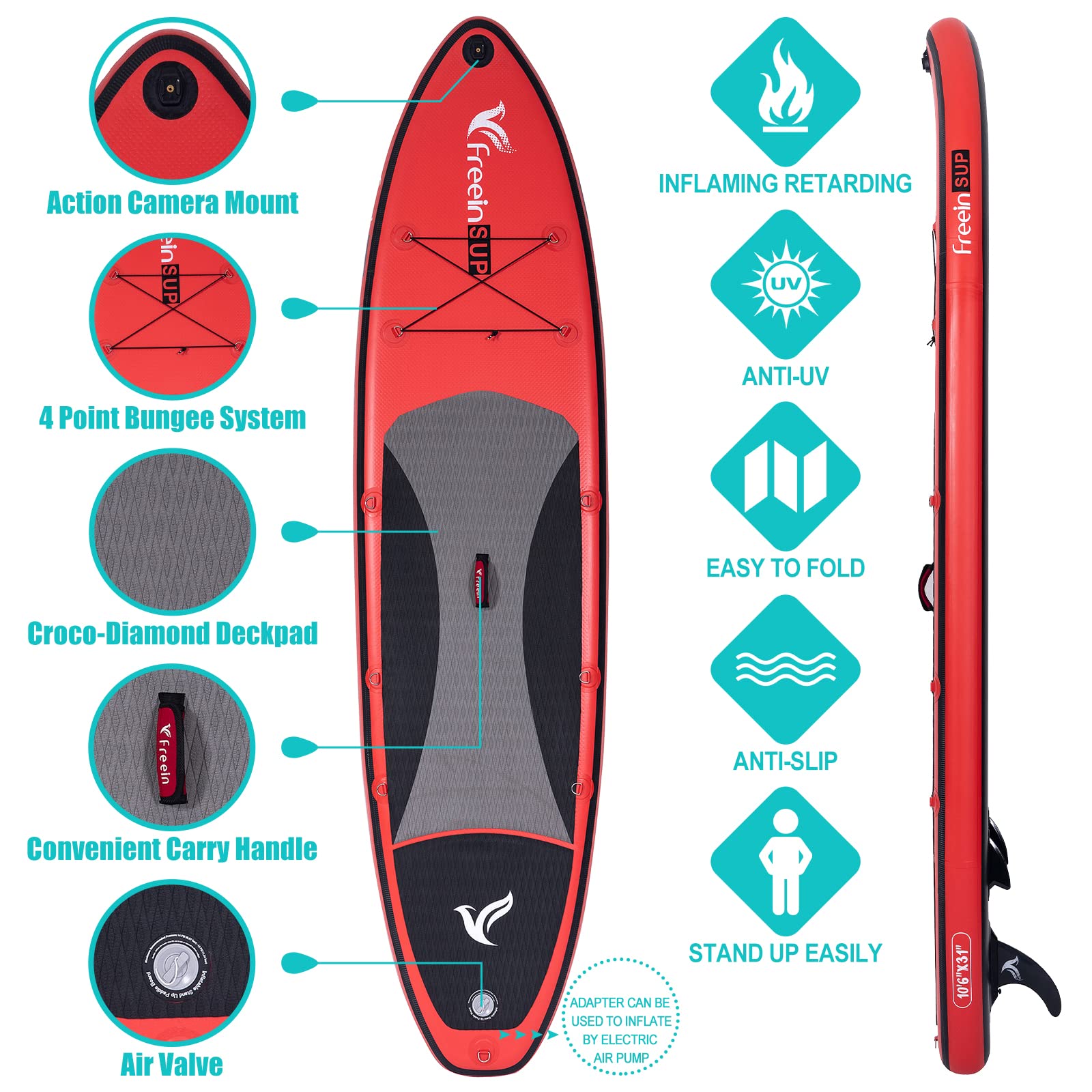 Freein 10'6 Inflatable Kayak SUP