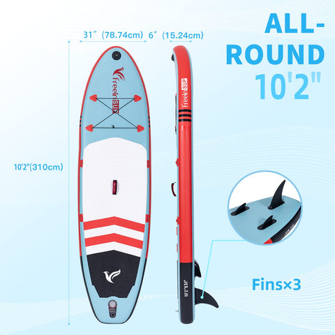 Freein 10'2 Inflatable All Around SUP