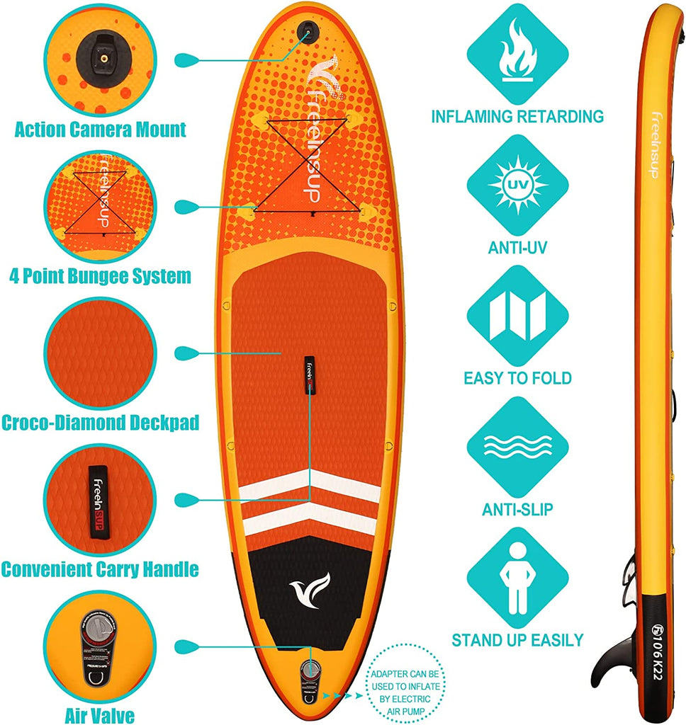 Freein 10' Inflatable Paddle Board With Seat ISUP With Seat